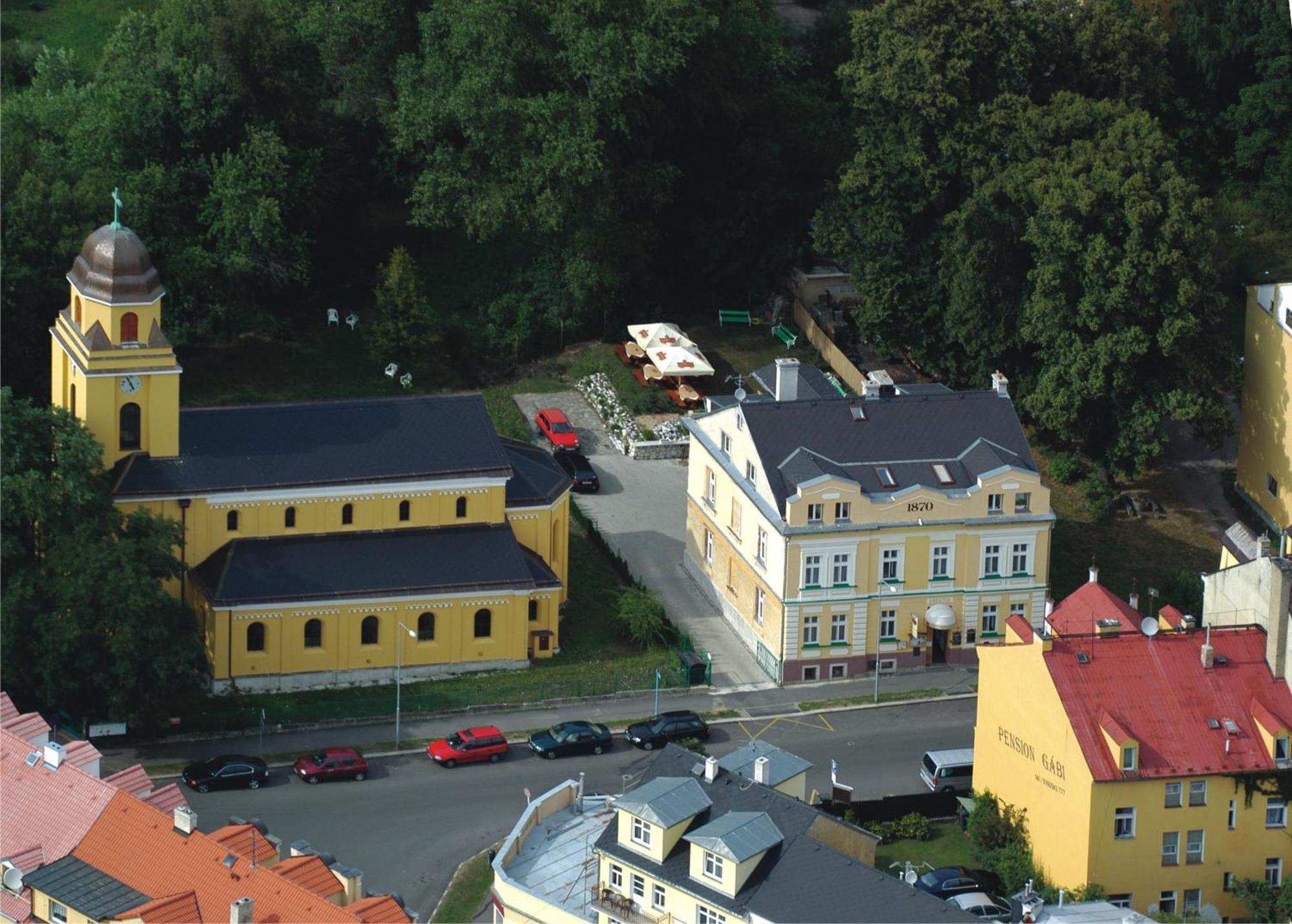 Pension Abbazia Františkovy Lázně Eksteriør bilde