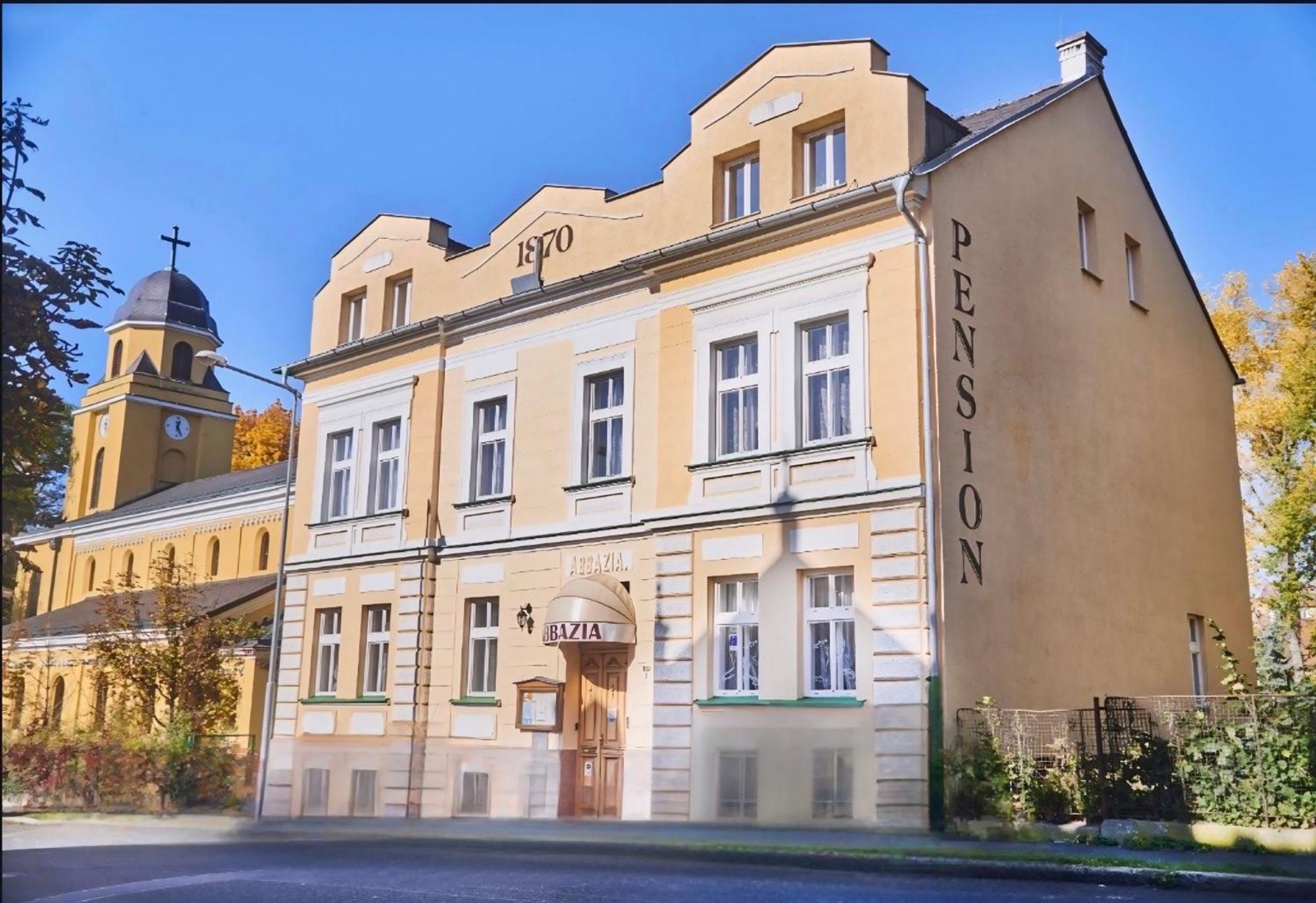 Pension Abbazia Františkovy Lázně Eksteriør bilde